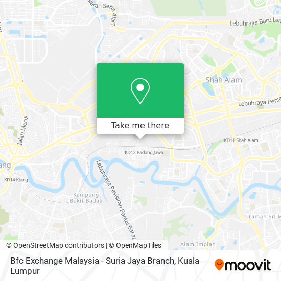 Bfc Exchange Malaysia - Suria Jaya Branch map