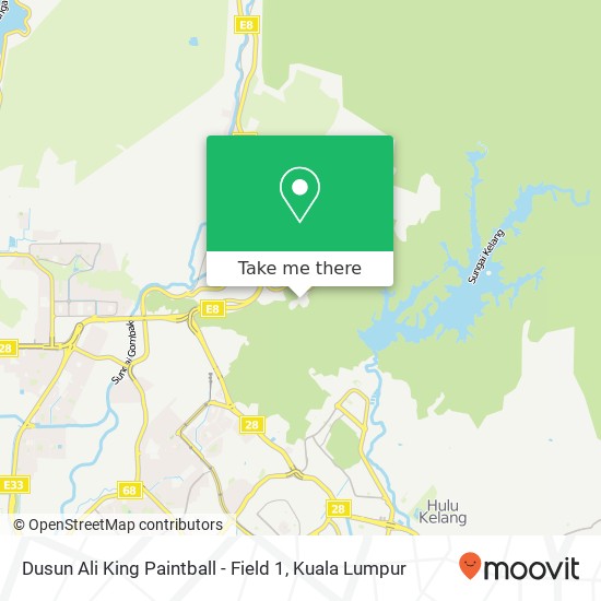 Peta Dusun Ali King Paintball - Field 1