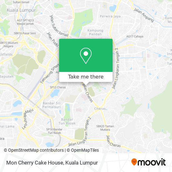 Mon Cherry Cake House map