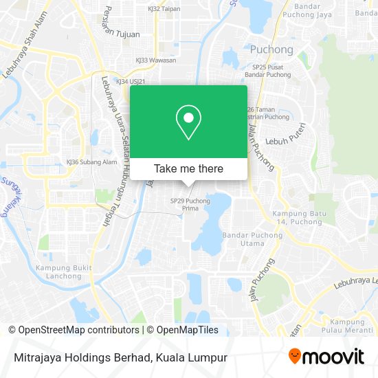 How To Get To Mitrajaya Holdings Berhad In Puchong By Bus Mrt Lrt Or Train
