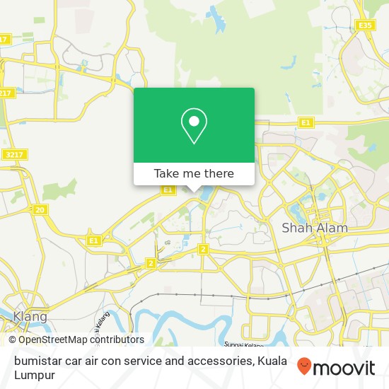 bumistar car air con service and accessories map