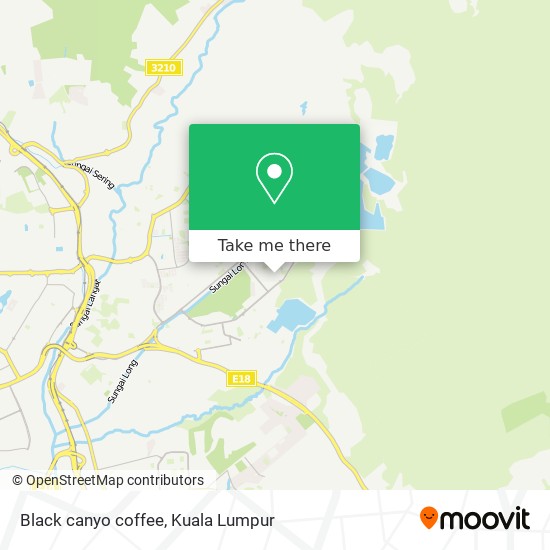 Black canyo coffee map