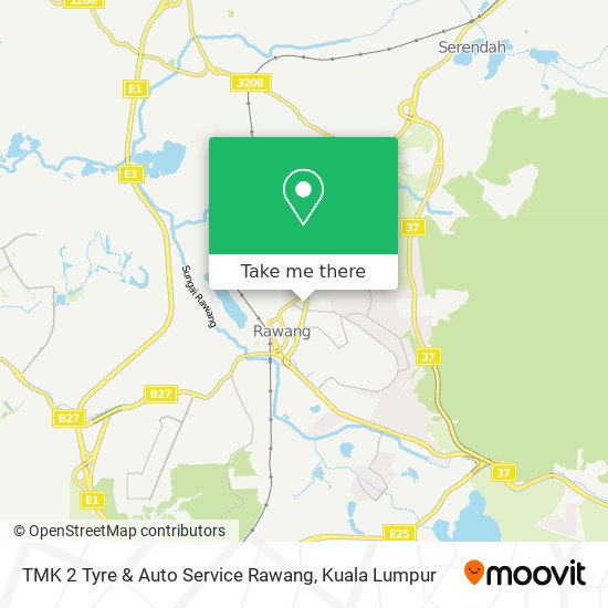 如何坐公交或火车去gombak的tmk 2 Tyre Auto Service Rawang
