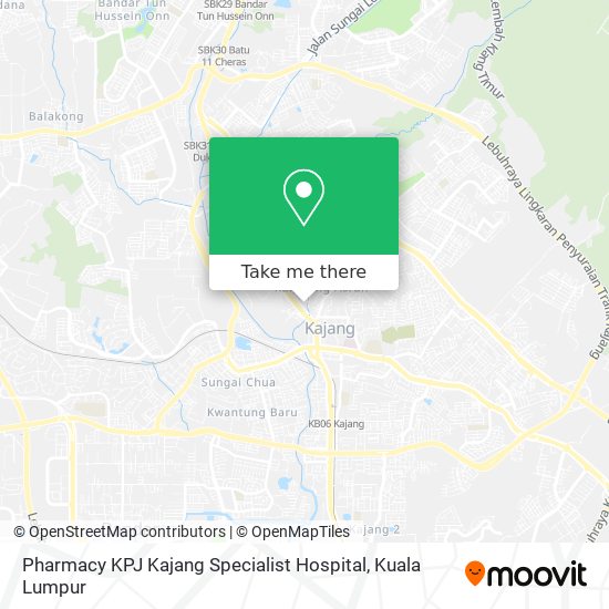 Pharmacy KPJ Kajang Specialist Hospital map