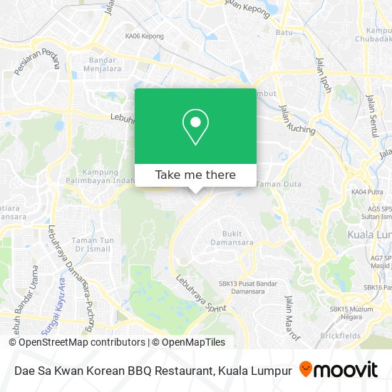 Dae Sa Kwan Korean BBQ Restaurant map