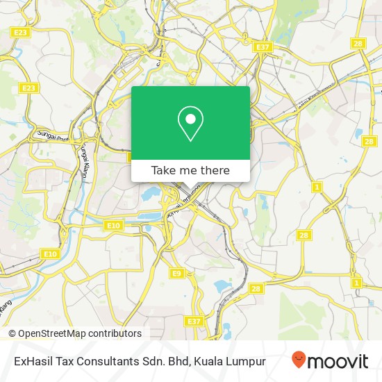 ExHasil Tax Consultants Sdn. Bhd map