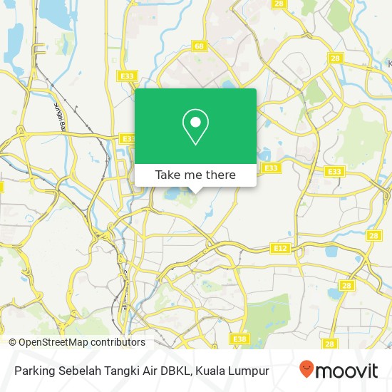 Parking Sebelah Tangki Air DBKL map