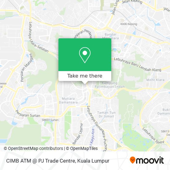 CIMB ATM @ PJ Trade Centre map