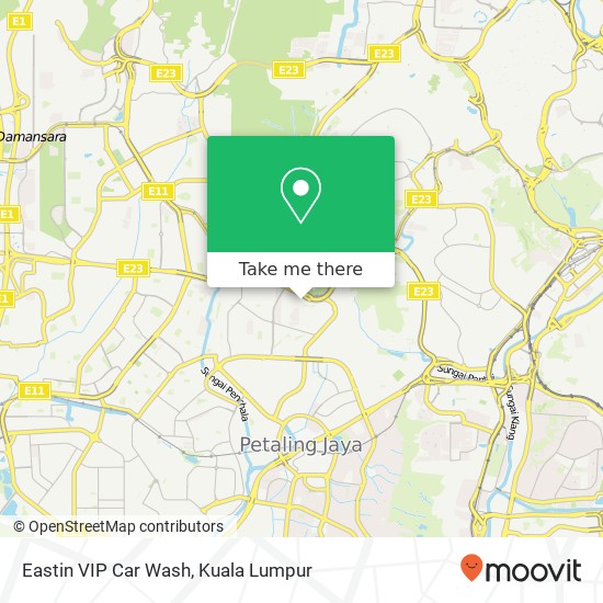 Eastin VIP Car Wash map