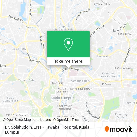 Dr. Solahuddin, ENT - Tawakal Hospital map