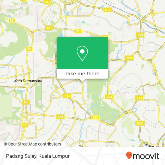 Padang Suley map