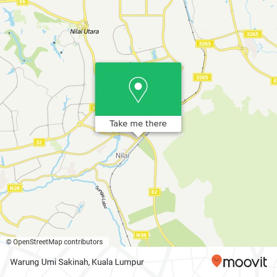 Warung Umi Sakinah map
