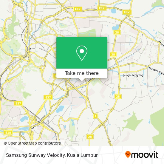 Samsung Sunway Velocity map