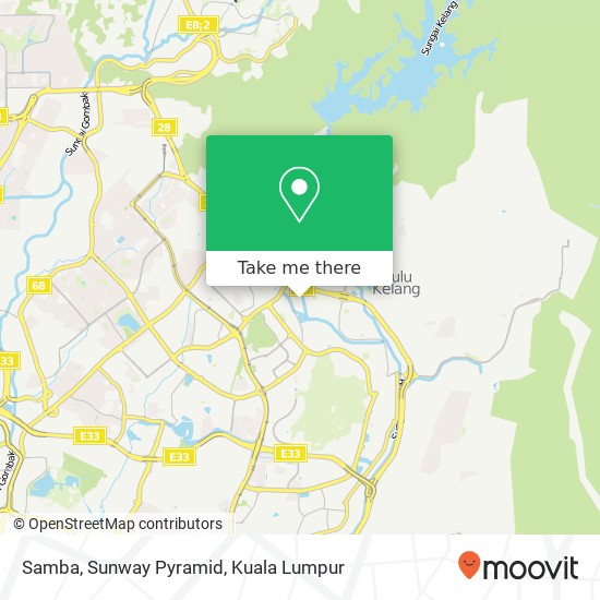 Samba, Sunway Pyramid map