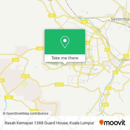 Peta Rasah Kemayan 1388 Guard House