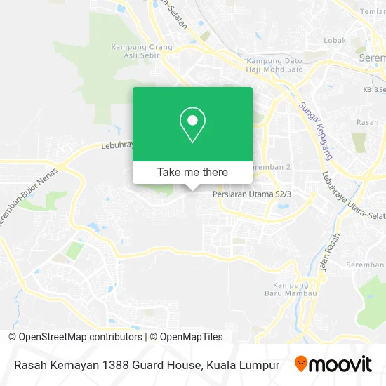 Rasah Kemayan 1388 Guard House map