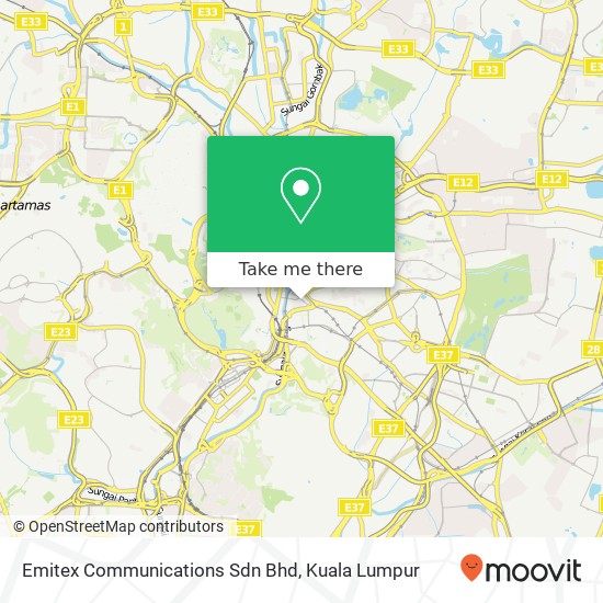 Emitex Communications Sdn Bhd map