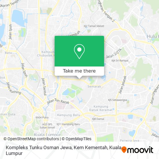 Kompleks Tunku Osman Jewa, Kem Kementah map