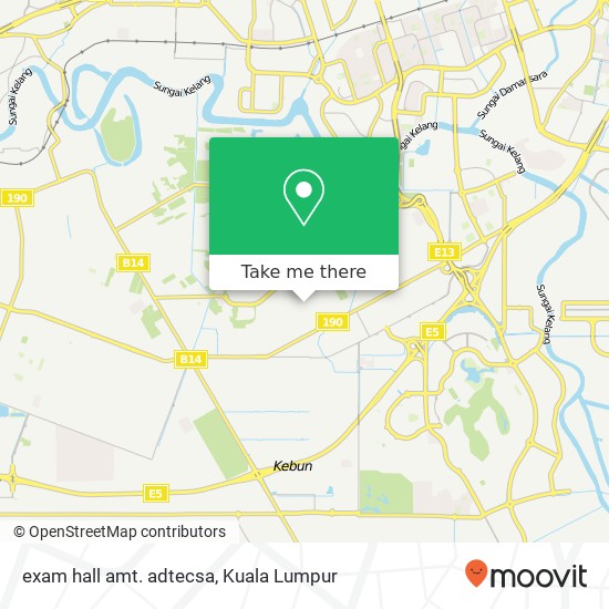 exam hall amt. adtecsa map