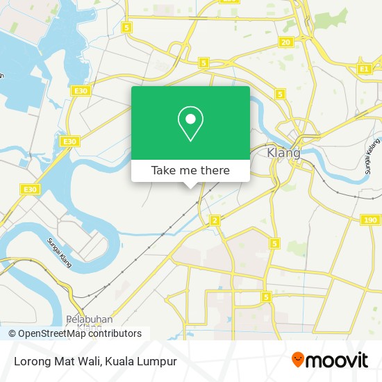 Lorong Mat Wali map