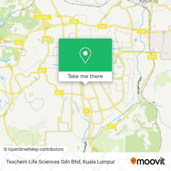 Texchem Life Sciences Sdn Bhd map