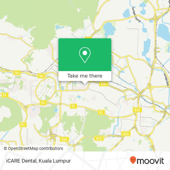 iCARE Dental map