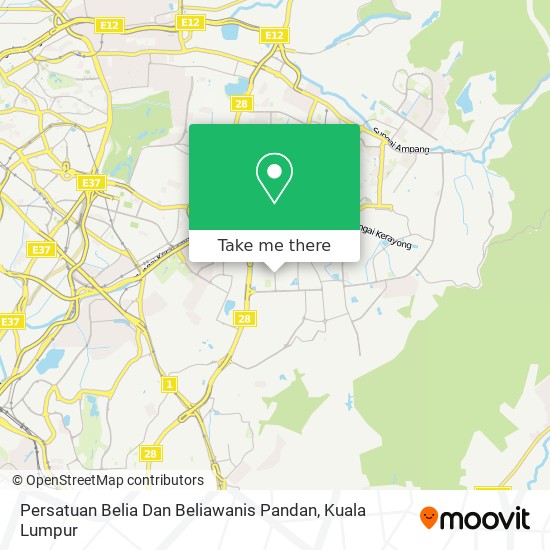 Persatuan Belia Dan Beliawanis Pandan map