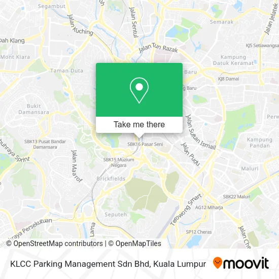 KLCC Parking Management Sdn Bhd map