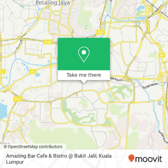 Peta Amazing Bar Cafe & Bistro @ Bukit Jalil