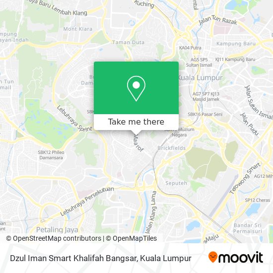 Dzul Iman Smart Khalifah Bangsar map