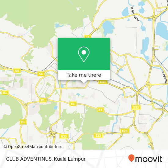 CLUB ADVENTINUS map