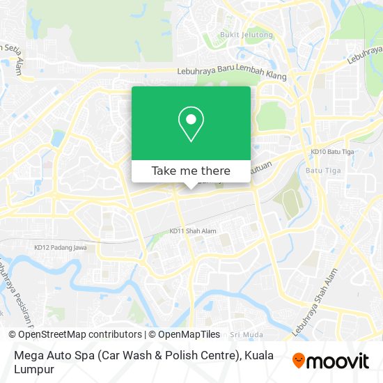 Mega Auto Spa (Car Wash & Polish Centre) map