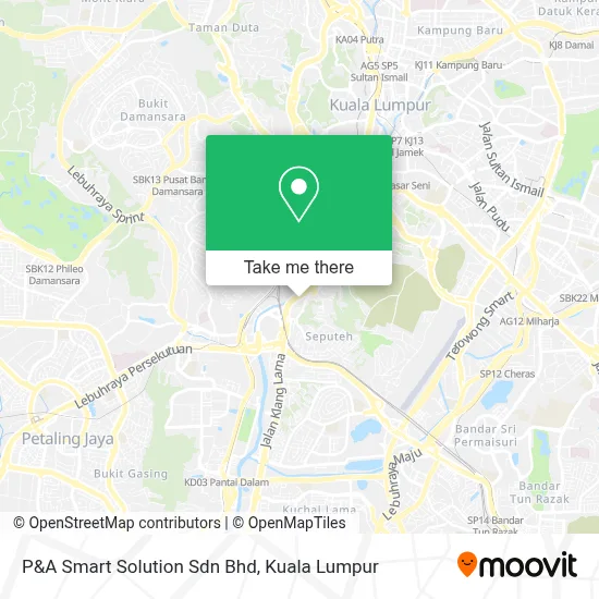 P&A Smart Solution Sdn Bhd map