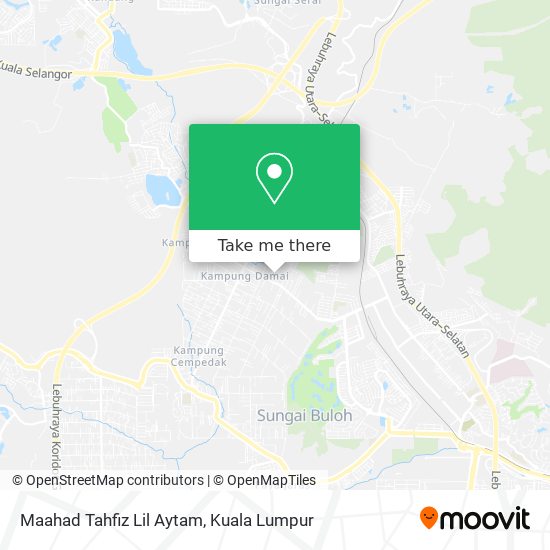 Maahad Tahfiz Lil Aytam map