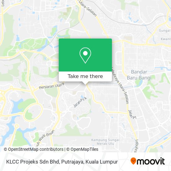 Peta KLCC Projeks Sdn Bhd, Putrajaya