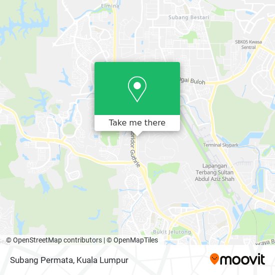 Subang Permata map