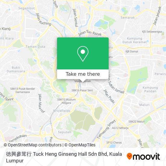 徳興參茸行 Tuck Heng Ginseng Hall Sdn Bhd map