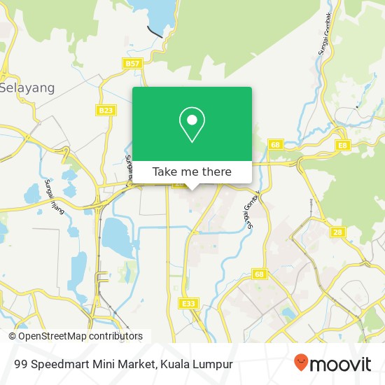 99 Speedmart Mini Market map