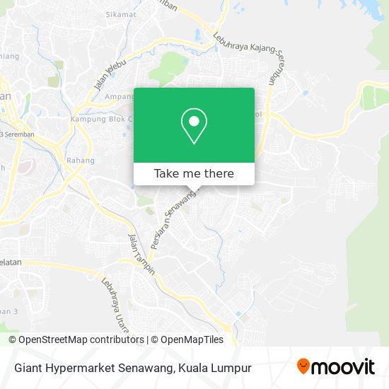 How To Get To Giant Hypermarket Senawang In Seremban By Bus Or Train