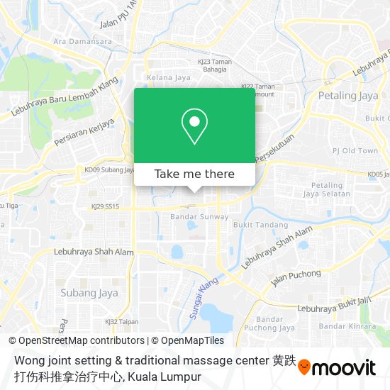 Peta Wong joint setting & traditional massage center 黄跌打伤科推拿治疗中心