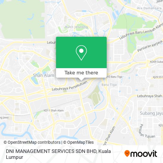 DNI MANAGEMENT SERVICES SDN BHD map