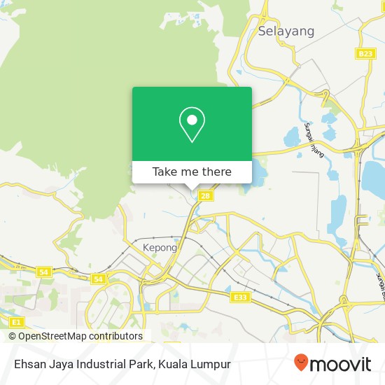 Peta Ehsan Jaya Industrial Park