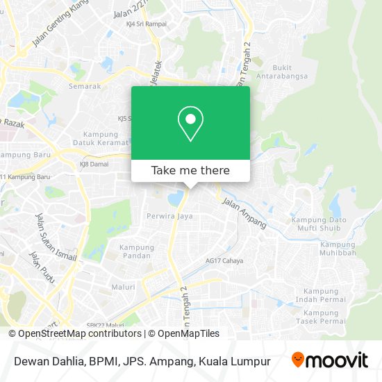 Dewan Dahlia, BPMI, JPS. Ampang map