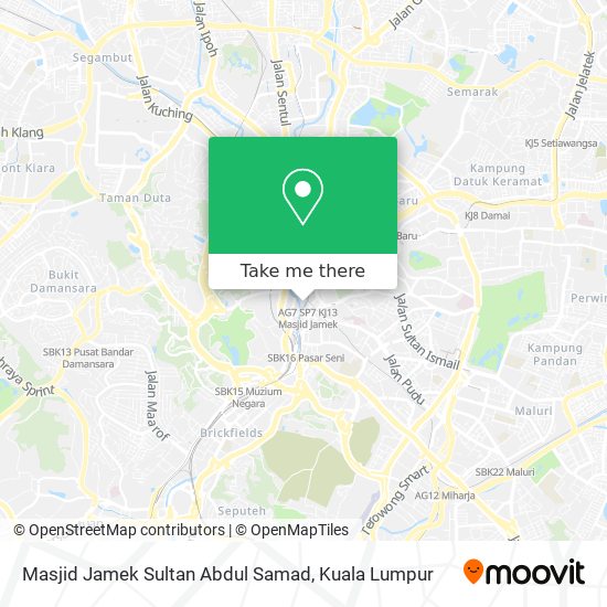 Masjid Jamek Sultan Abdul Samad map