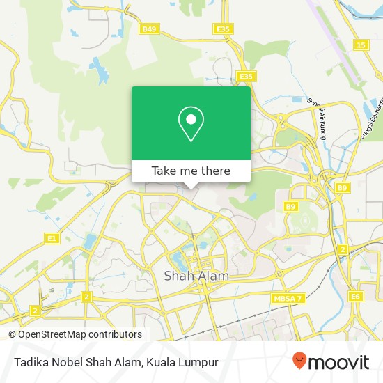 Peta Tadika Nobel Shah Alam