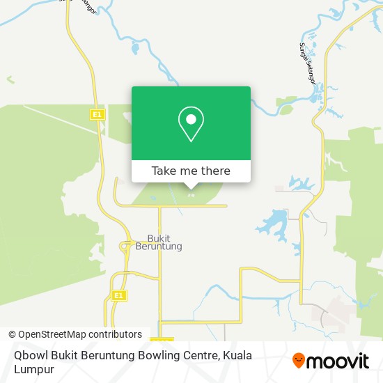 Qbowl Bukit Beruntung Bowling Centre map