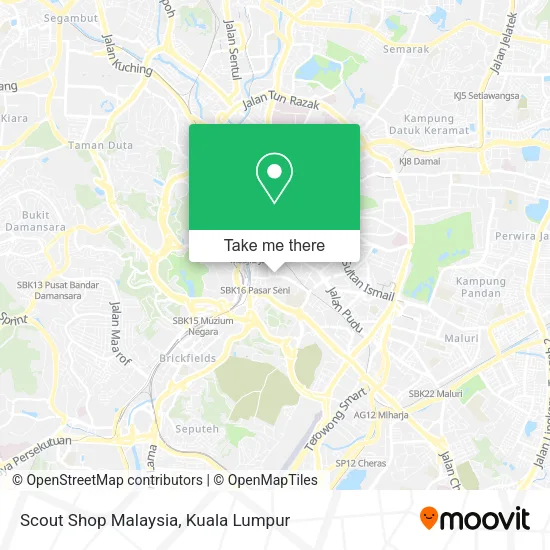 Scout Shop Malaysia map