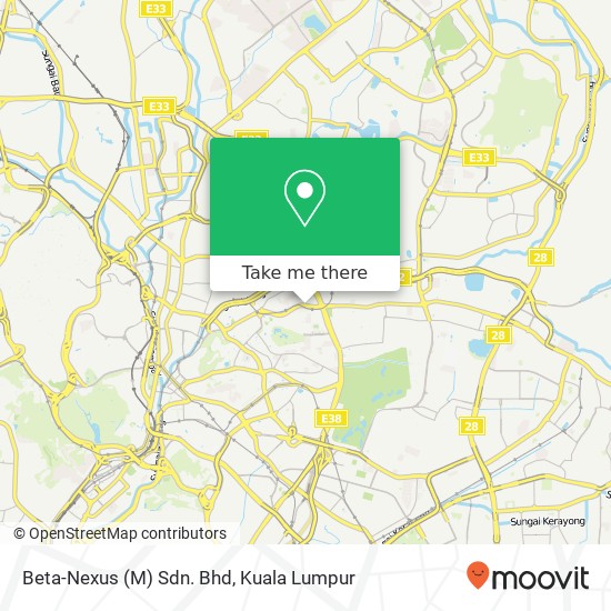 Beta-Nexus (M) Sdn. Bhd map
