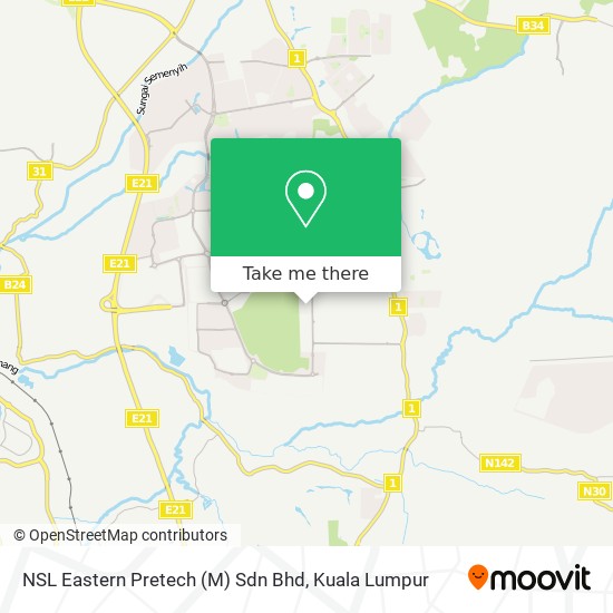 NSL Eastern Pretech (M) Sdn Bhd map