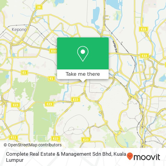 Complete Real Estate & Management Sdn Bhd map